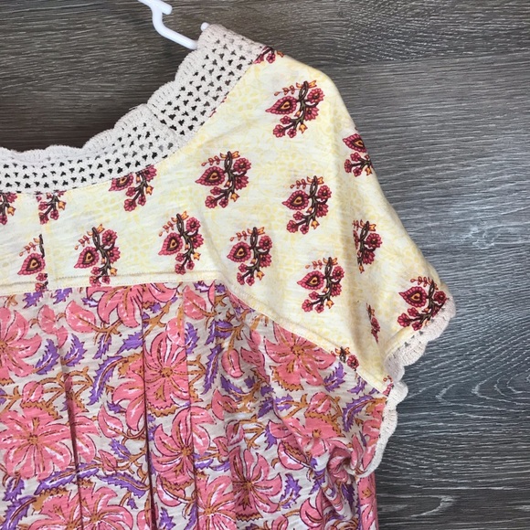 Free People Leilani Print Top NWT - Picture 12 of 13